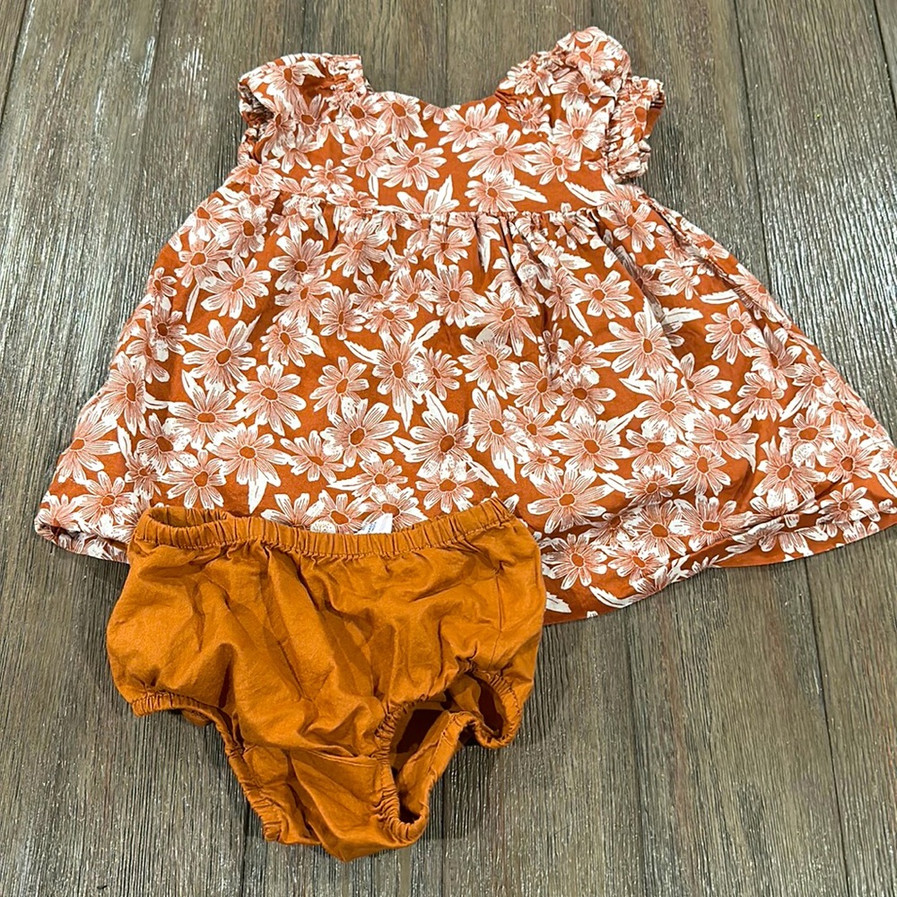 Baby Gap dress with coveralls size 3-6 months